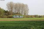 TW 880 Rizzibahn bei Münzesheim, 04.04.2014.